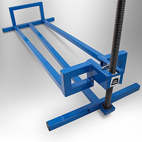BITUXX® Hebevorrichtung Reinigungshilfe Rasentraktor-Heber Aufsitzmäher Mowerlifter 400kg Belastung +40° Neigung +100cm Auffahrbreite – Bild 6