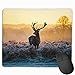 Produktbild Design Rechteck Rutschfeste Gummi-Gaming-Mousepad (süße Wilde Hirschgrafik, 11,81 x 9,84 Zoll)
