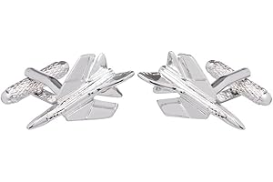 ONYX - ART LONDON Tornado Fighter Jet Plane Cufflinks - Supplied in Onyx Art Box