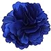 Produktbild PIXNOR 2-in-1 Satin Pfingstrose Stil Frauen Girls Hair Clip Haarnadel Brosche (royalblau)