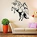Produktbild Pegasus Pferd Vinyl Wandtattoo Wohnkultur Wohnzimmer Schlafzimmer Kunst Tapete abnehmbare Wandaufkleber