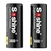Produktbild Lixada Soshine 2pcs 26650 3.7V 5500mAh Geschützt Wiederaufladbare Li-ion Lithium Batterie