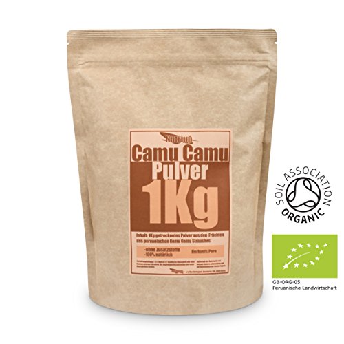 Preisvergleich Produktbild Nutri Up - Camu Camu Pulver 1Kg / Natürliches Vitamin C, ohne künstliche Zusätze :: Rohkostqualität aus Peru
