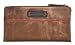 Produktbild Damen Geldbörse handgewalktes, gewachstes Rind-Leder Jockey Club Omen Of Joy Antik Used Optik cognac braun mit rotem Keder