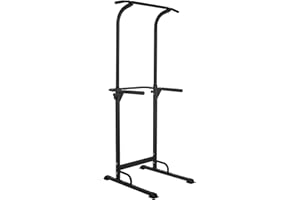PullUp Fitness Barre de Traction Ajustable Station Musculation Dips Station Chaise Romaine