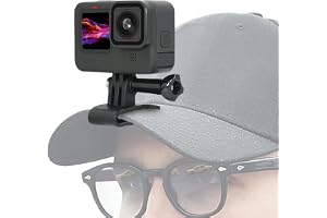 SUREWO Basebollkeps Montering Kameraklämma Kompatibel med GoPro Hero 13 12 11 10 9 8 7 6 5 Svart, DJI Osmo Action 5 Pro/4/3