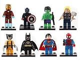 lego avengers 2012 Material: Plastic 8 pcs Marvel Avengers Super Hero Mini figures Building Blocks Sets
