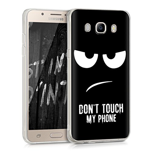 kwmobile Funda para Samsung Galaxy J5 2016 DUOS - Carcasa de TPU para m vil y dise o Don t Touch my Phone en Blanco Negro reviews kwmobile Funda para Samsung Galaxy J5 2016 DUOS - Carcasa de TPU para m vil y dise o Don t Touch my Phone en Blanco Negro