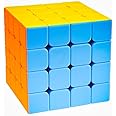 MoYu Meilong Stickerless MoFang JiaoShi Speedcube for Kids & Adults | Magic Speedy Stress Buster Brainstorming Cube Puzzle Toy (Multicolor) (Moyu Meilong 4X4 Stickerless High Speed Cube)