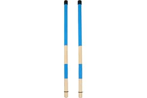 HEALIFTY 1 Paar Bambus Drum Sticks Drumsticks Bambus Drum Mallet für Rute Jazz Volksmusik Tragbare Solide Konstruktion Blau