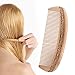 Produktbild SKYlive Holzkamm für Haare, natürlich und gesund, breiter Zinkenabstand, Pfirsichholz, antistatisch, holz, braun, M