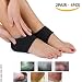 Produktbild pedimend Medical Fuß Compression Sleeve Strumpf (2pairs)/Knöchel Feuchtigkeitsspender mit Air Löcher/Absatzschoner Socke/gebrochenen Foot Care/Flat Foot Displayschutzfolie/Fersensporn, Fersenschmerzen, Ferse Auswirkungen Stoßdämpfer, behandeln Plantarfasziitis