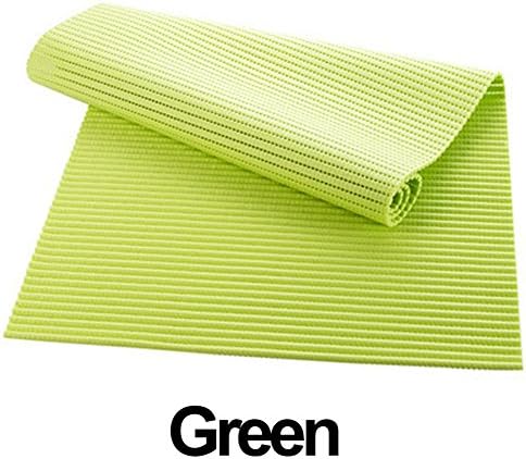 RanBow floor PVC waterproof multifunction thick mat,Use in the living room, bedroom, kitchen, bathroom, closet, shoe rack.Non-slip mats, game pad, Baby crawling mat ,baby?floor?mat(43 * 180*)-Green