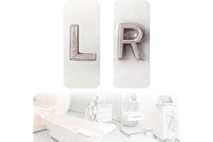 MENURSY X-ray Markers with Initials - Lead Letters "L" & "R" Sign, Radiology Darkroom Supplies, 100Pcs for Each Letter
