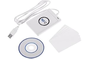 Ieron RFID-Leser NFC-Leser/-Schreiber ACR122U ISO 14443A/B RFID-Kartenleser Kontaktloser Smart Card Reader Writer mit USB-Kabel