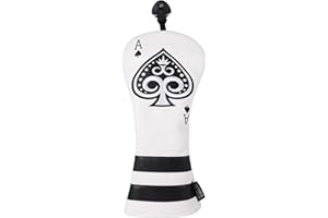 SHABIER Poker Ace Couvre-tête en Bois pour conducteur de Golf/Bois de Parcours/Hybride
