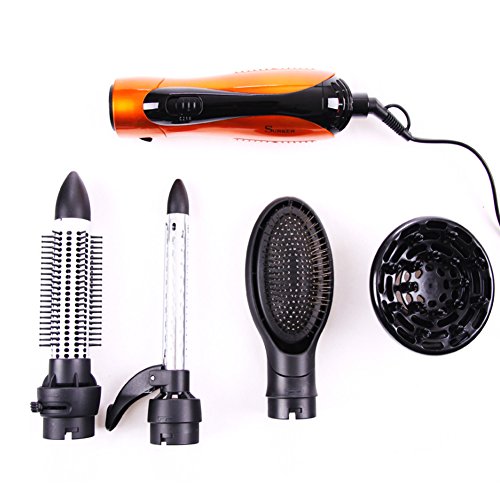 Surker Adjustable Multifunction 5-In-1 Hot Air Brush with Cool Anion Hair Dryer &Hair Curler HB812