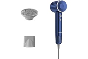 Laifen Suszarka do włosów, 200 milionów jonów ujemnych, z silnikiem 110 000 obr./min, bezszczotkowy silnik do szybkiego suszenia, wysoka prędkość, cicha suszarka z dyfuzorem, suszarka podróżna do