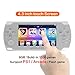 Produktbild CZT 4.3-Zoll-Touchscreen 8GB Handheld-Spielkonsole Videospielkonsole im 1200 No-Repeat-Spiel für PS1/Arcade/Flash/gba/fc/gbc/smd/sfc MP3/4 (Weiß)