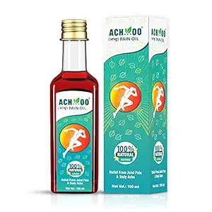 ACH...OO Pain Relief Herbal Oil For Joint Pain, Muscle Ache and Body Pain (Pack of 1 x 100ml)