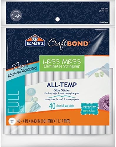 Elmers Less Mess Glue Sticks 4-Inch Pack/40 by Elmers