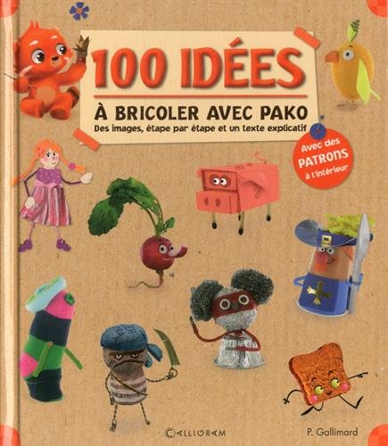 couverture de : 100 id&eacute;es &agrave; bricoler avec pako