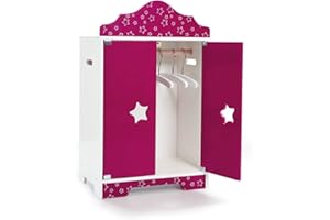Addo – #Rfriends Sweet Dreams Wooden Wardrobe – Dolls Wardrobe for Children Ages 3 to 10 Years