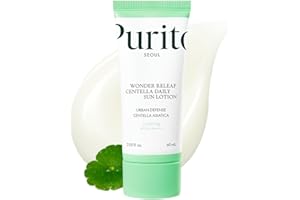 PURITO SEOUL Wonder Releaf Centella Lozione solare quotidiana, SPF50+ PA++++, Centella coreana, non bianca, lenitiva, lozione solare per il viso, K-Beauty