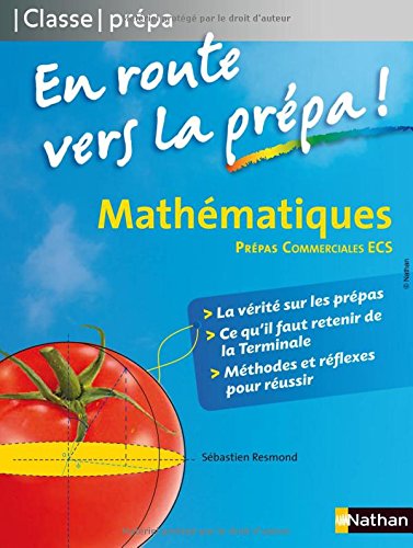 Book's Cover ofMathématiques ECS  En Route Vers la Prepa