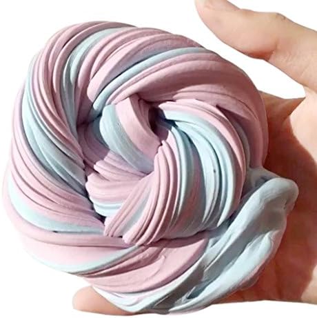 Slime Toy , Dorame Fluffy Floam Slime Scented Sludge Toy Stress Relief No Borax Kids Toy (1, A)