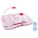 Produktbild Knietablett Größe 48 x 38 cm. Enthält ein Schreibtischlampe LED-Licht. Rosa