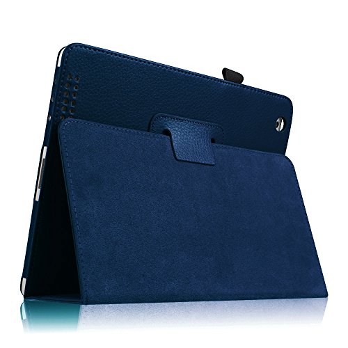 Fintie iPad 2 / 3 / 4 Hülle Case – Folio Slim Fit Kunstleder Schutzhülle Cover Tasche Etui mit Auto Schlaf / Wach Funktion für Apple iPad 2 / iPad 3 / iPad 4, Marineblau - 7