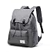 Produktbild Valleycomfy Leinwand Rucksack Frauen / Männer Reisetasche Casual Einfacher Junge / Studentin Taschen Bis Zu 15,6 " (grau)