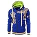 Produktbild Kapuzenpullover Herren,Herren Gedruckt Pullover Langarm-Kapuzen-Sweatshirt Tops Bluse, Binggong Herren Mantel