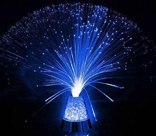 Blue Fibre Optic Starlight Lamp