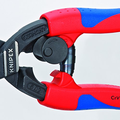 Knipex 71 12 200 CoBolt Kompakt-Bolzenschneider, Griffe mit Mehrkomponenten-Hülle, Öffnungsfeder, 200 mm - 4
