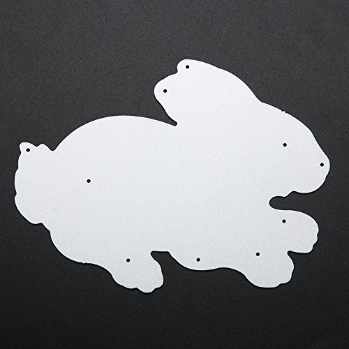 Amazingdeal365 Hase 1 Metall Form Schablonen Schneiden DIY Dekor Sammelalbum Karten Buchzeichen Lesezeichen als Geschenk für Freunde Geburtstag Kinder,Kindergarten Hobby Schule Handarbeit Unterricht usw. Ein tolles Geschenk! - 6