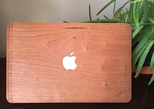Case madera-piel Macbook Air 13 "/Pro Retina 13"/New Pro 13 (2016) of Real Wood Cherry/Maple