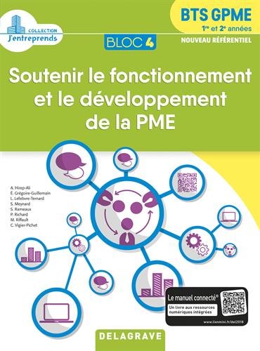 Télécharger Soutenir le fonctionnement et le développement de la PME Bloc 4 BTS GPME 1re et 2e années livre En ligne