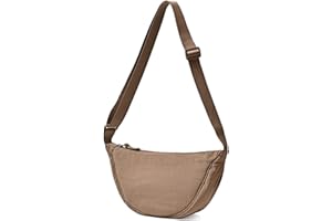 ANYWN Borsa tracolla Donna Borsa tracolla mezzaluna, Borsa marsupio Donna casual Hobo, Borsette Donna tracolla piccole portatile tinta unita con tracolla regolabile