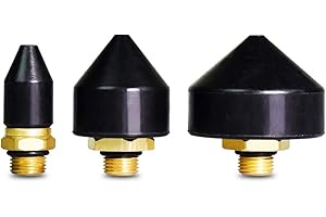 FIRSTINFO TOOLS FIT YOUR NEEDS FIRSTINFO A1857A 3-Piece Rubber Tip 13 mm 25 mm 35 mm for FIRSTINFO 2-Way Air Duster Blow Gun