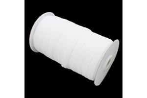 Perlin Cinta de terciopelo, 10 metros, 10 mm, para joyas, cinta decorativa para ribetes, color blanco