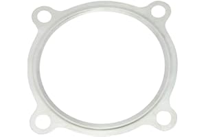 DL-RACING 76mm Downpipe Dichtung Metall 3" 4-Loch Turbo Lader passend für Garrett GT30 GT35 Hosenrohr