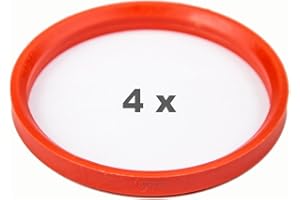 4 x pneugo! Anelli di centraggio per cerchi in alluminio 76.0 mm - 66.6 mm