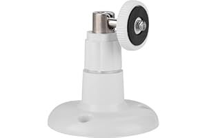 DIOCHE Kamera Security uchwyt ścienny regulowany uchwyt ze śrubami ściennymi i kotwami stojak do kamer wewnętrznych/zewnętrznych do monitoringu kamer nadzoru (biały)