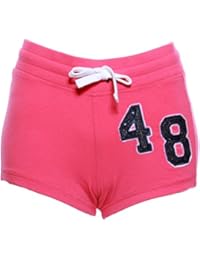 Diadora Mini Shorts Pantalones Mujer de sudadera ligera Stretch Slim Sexy 199300