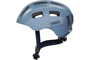 ‎ABUS ABUS Fahrradhelm Youn-I 2.0 - mit Licht für Kinder, Jugendliche und junge Erwachsene - für Mädels und Jungs