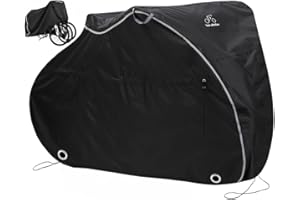 TEAMOBSIDIAN Team Obsidian Housse Velo Exterieur Protection - Bache Velo Exterieur 300D pour 1 à 3 Vélos - Housse de Vélo Impermeable pour le Voyage et le Transport - Bâche Extérieur Imperméable