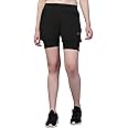 CHKOKKO Sports Shorts for Women Running Gym Workout – Dry Fit Quick Dry Double Layer Inner Compression with Pockets | Breathable Lightweight Athletic Wear Above Knee