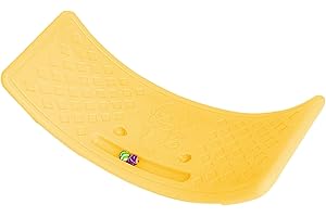 QURYGIN Kids Curved Balance Board - Balance Board Toys, Kids Balance Training Board, Open Ended Curvy Rocking Seesaw, Wobble Board Toddler, For Kids, Children, With Load Capacity Up To 25kg 53×25cm